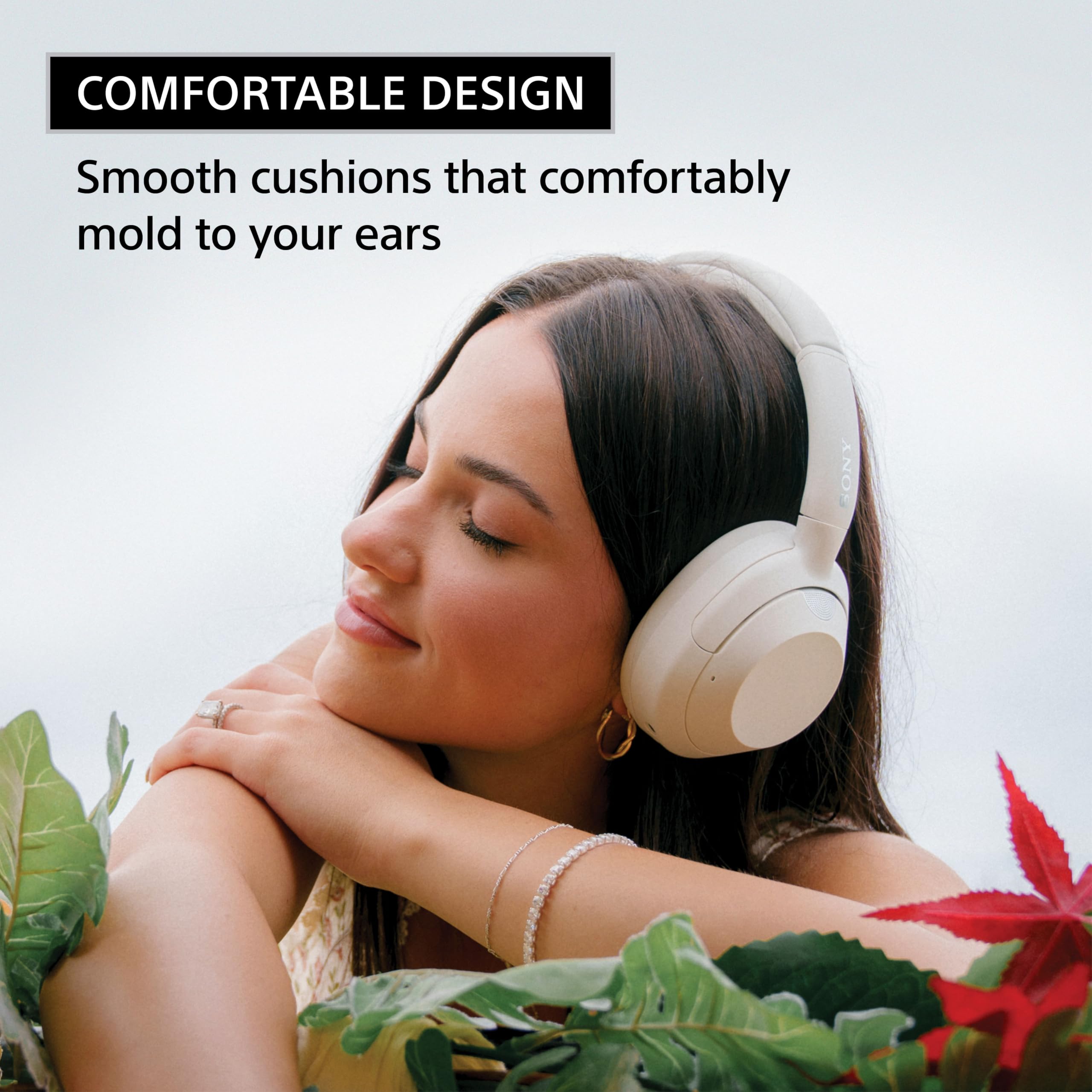 Sony ULT WEAR Fones de ouvido com cancelamento de ruído, Bluetooth